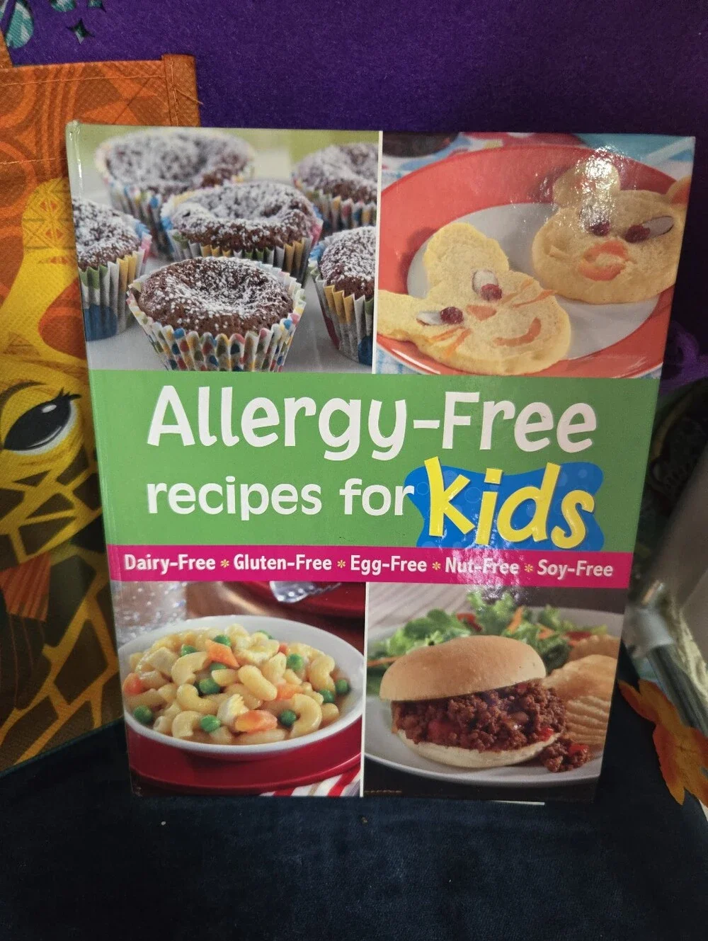 4/$15 Allergy-Free Recipes for Kids Cookbook Dairy-Free Gluten-Free Egg Nut
